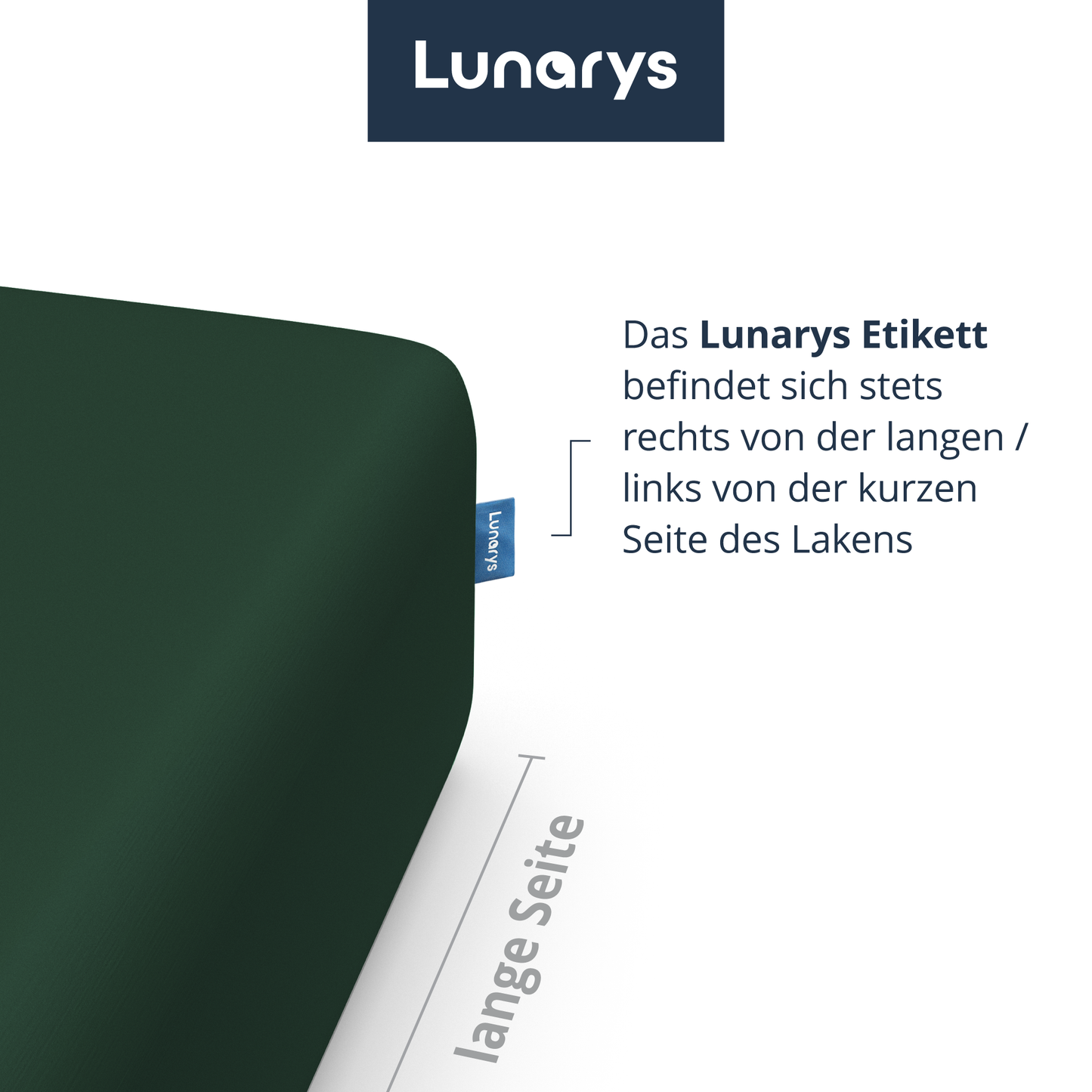 SleepRoyal Premium Spannbettlaken Dunkelgrün