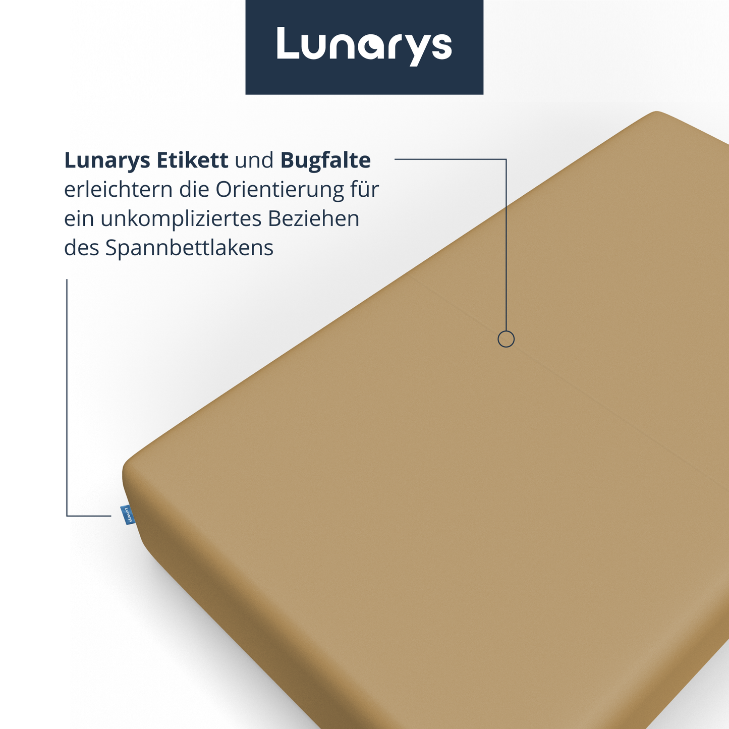 SleepRoyal Premium Spannbettlaken Sand