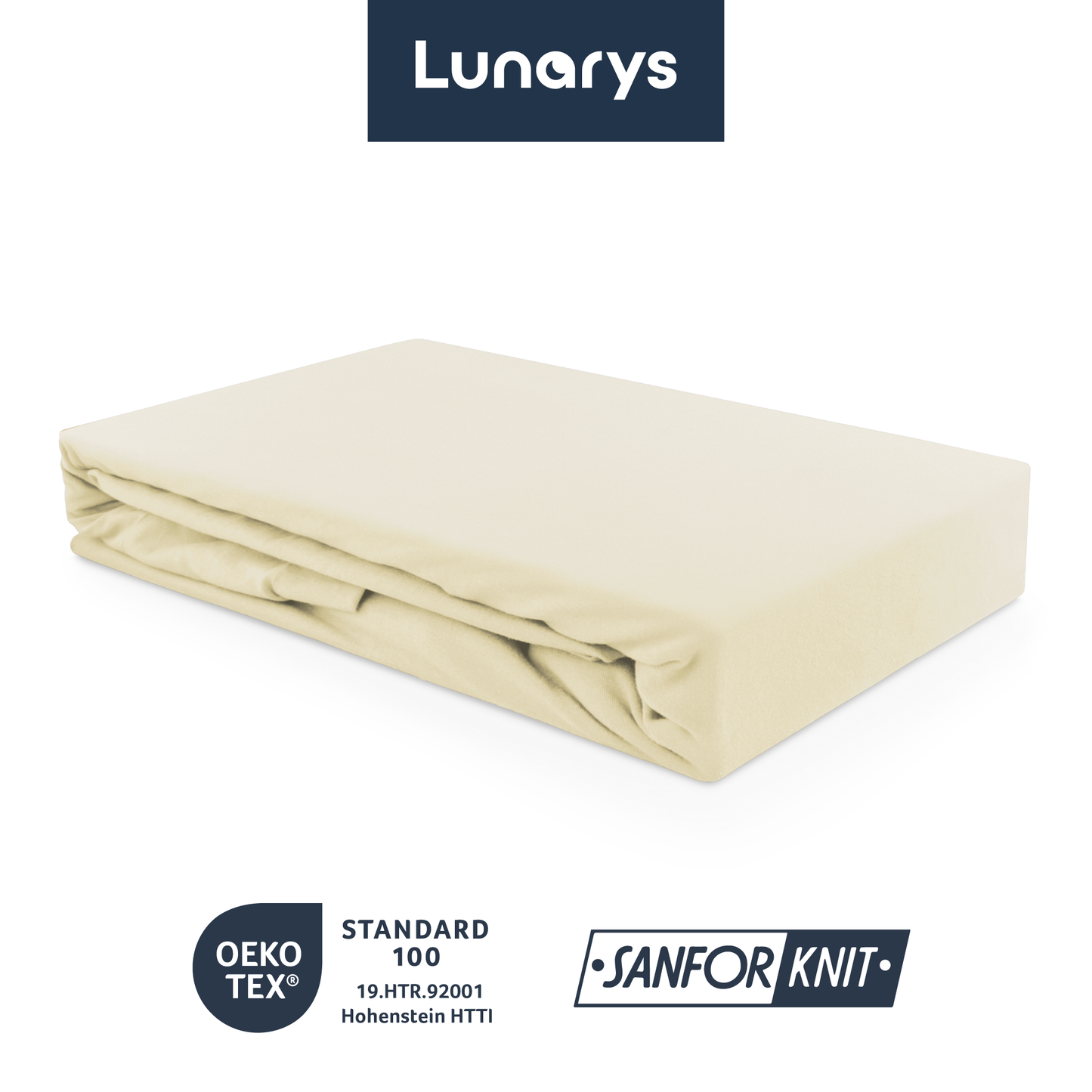 SleepRoyal Premium Spannbettlaken Creme