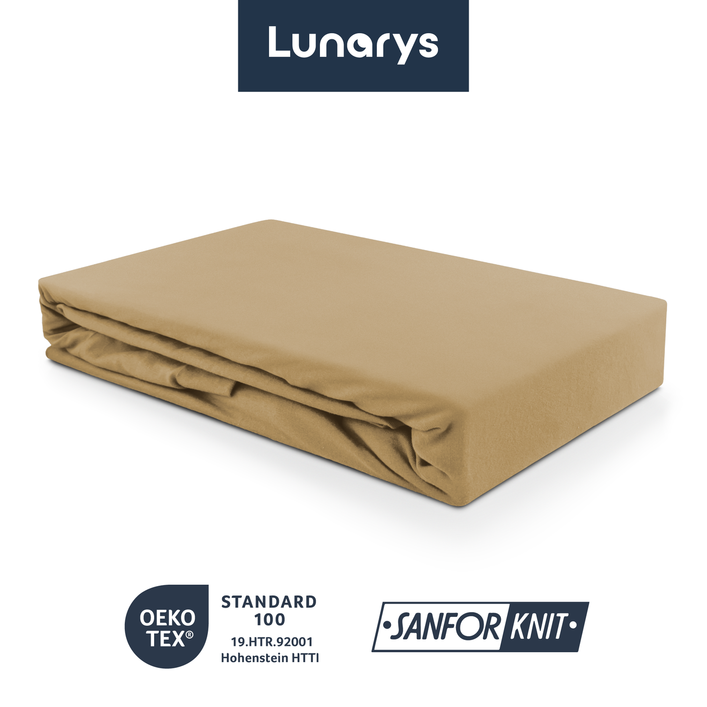 SleepRoyal Premium Spannbettlaken Sand